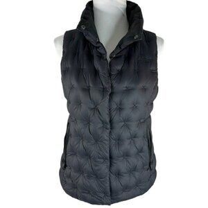 The North Face Women's Dark‎ Blue Holladown Crop Puffer Down Filled Vest S/C36
